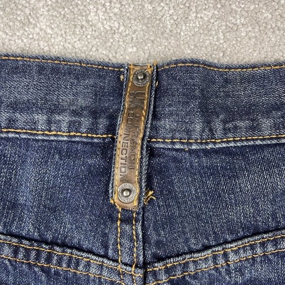 UK Style by French Connection Jeans Mens Size 33x30 Straight Leg Dark Wash Denim - Picture 6 of 15
